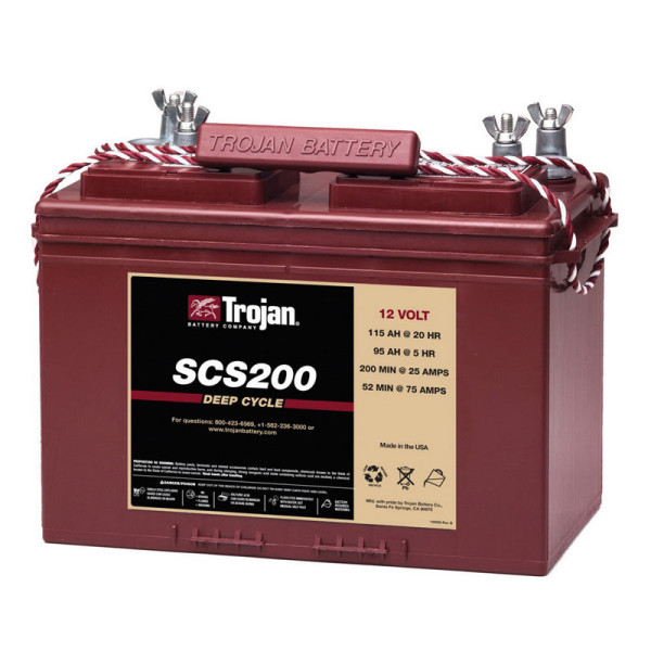 Тяговый аккумулятор для лодочного электромотора TROJAN SCS200 в Ставрополе