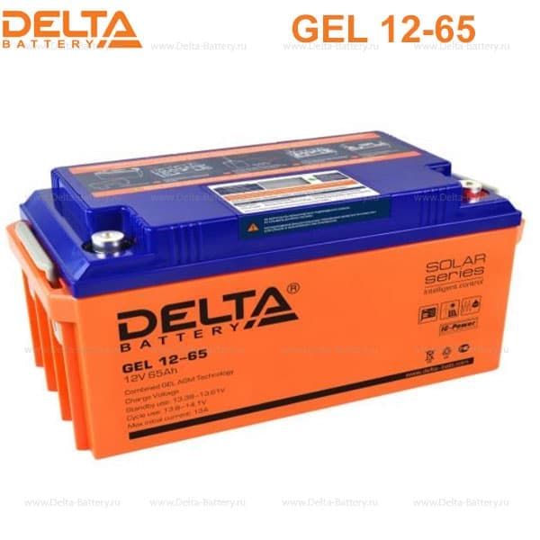 Аккумуляторная батарея Delta GEL 12-65 в Ставрополе